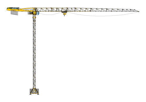 POTAIN MDT 249 J10 Cranes with 0-50 HP Range & Has Cranes Type